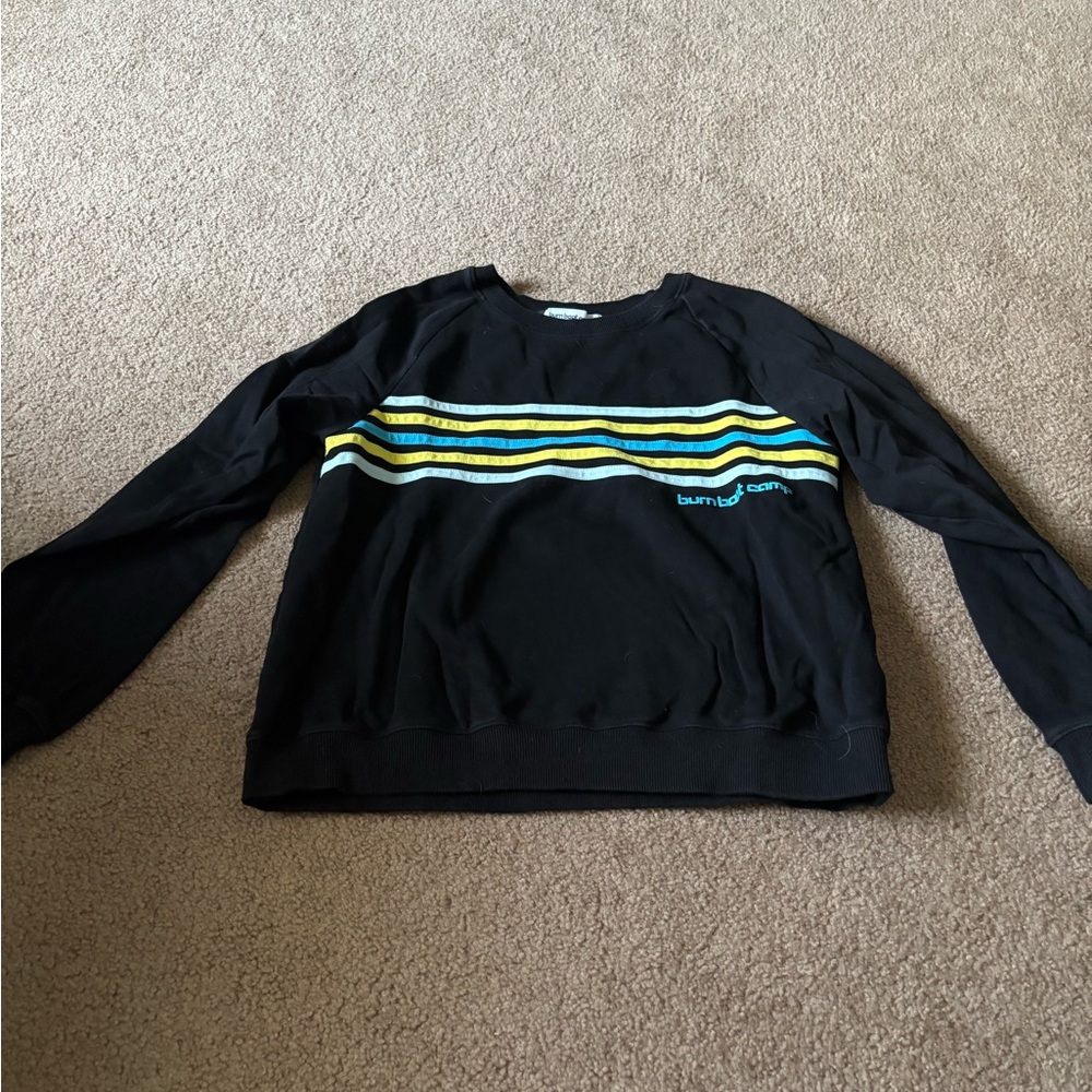 Bumble and bumble Black Striped Women's Top
